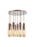 Brooks Slim Round Pendant 9 Light